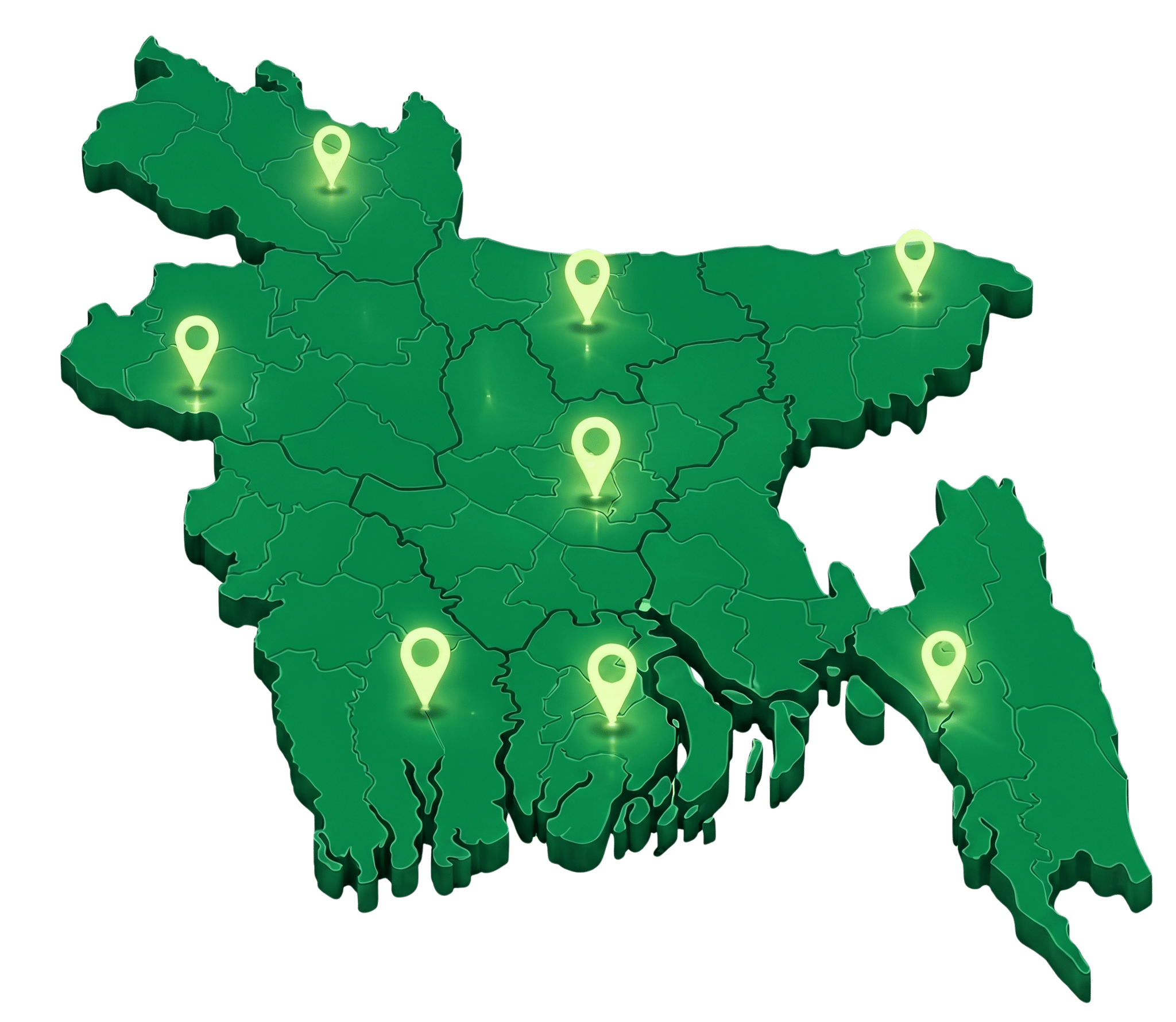 Techno Bangla Coverage Area Map