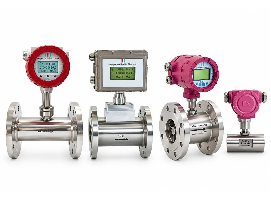 Digital Turbine Gas Flow Meter